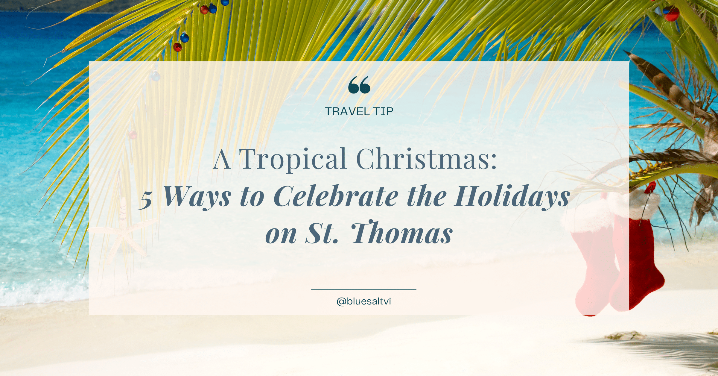 Christmas on St. Thomas