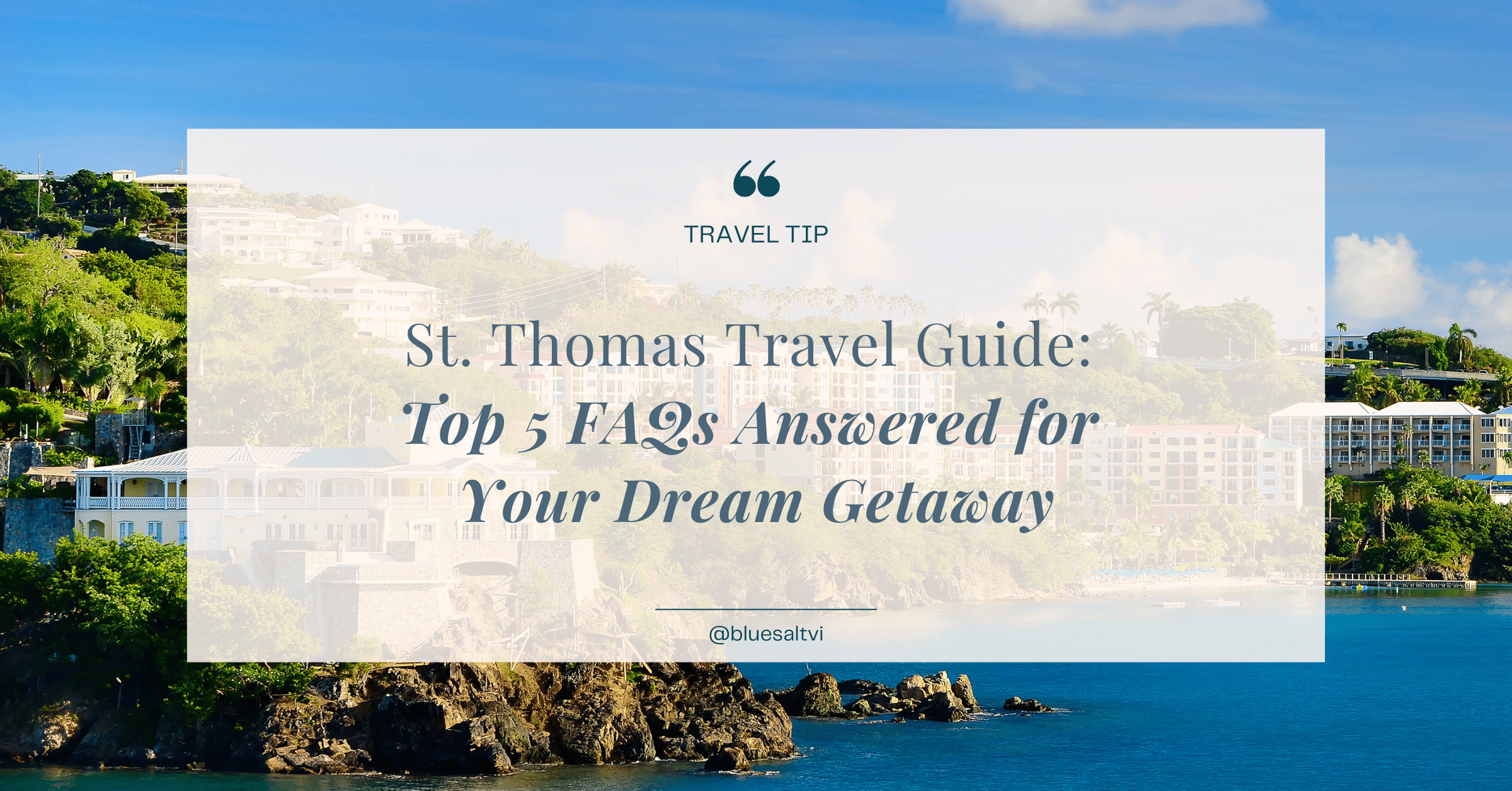 st. thomas travel guide