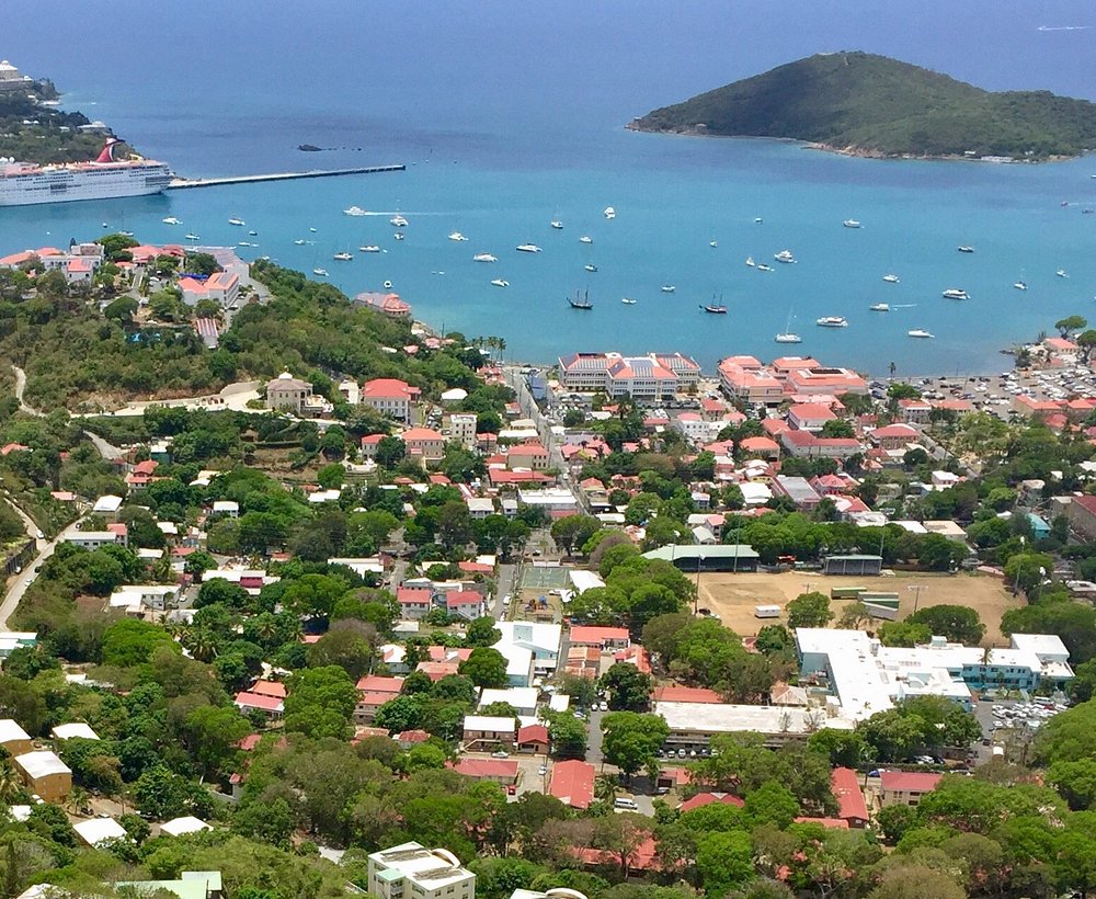 Charlotte Amalie, St. Thomas - The largest city in the U.S. Virgin Islands is a popular shopping center, home to 20,000 people, upscale shops, ecotours and underwater safaris. This former haunt of pirate ships now hosts millions of cruise passengers every year.